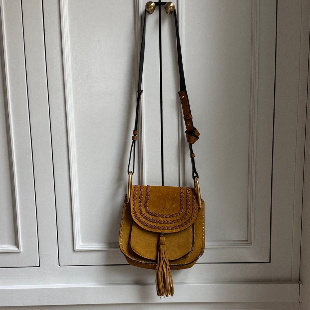 Chloe boho crossbody suede bag